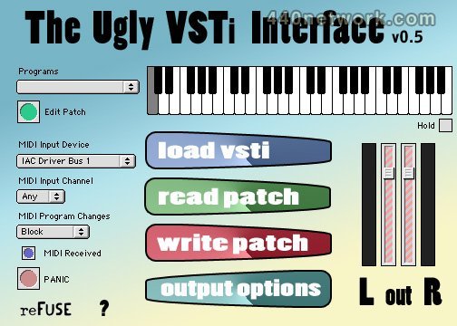 ReFuse Software Ugly VSTi Interface