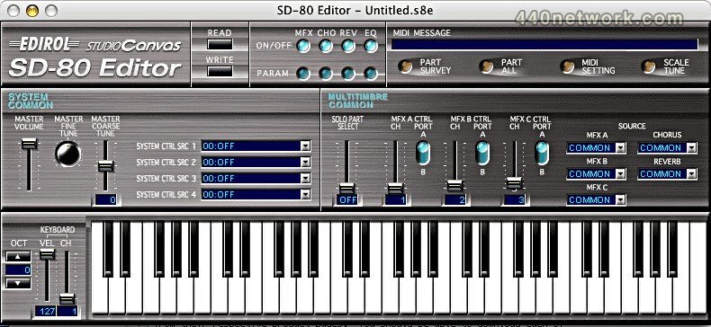 Edirol SD-80 Editor