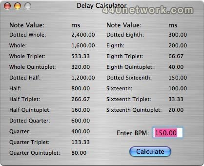 Anthony Garone Delay Calculator