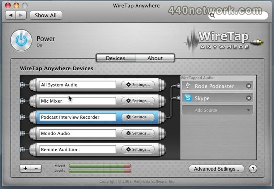 Ambrosia Software WireTap Anywhere