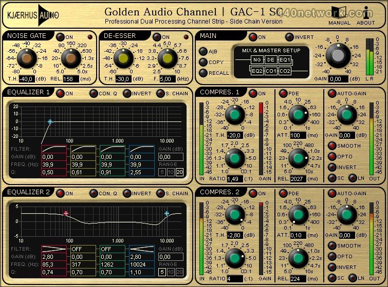 Kjaerhus Audio Golden Audio Channel - GAC-1