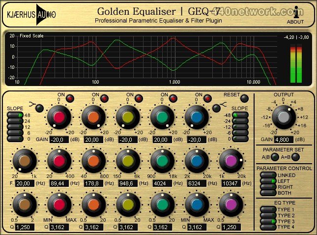 Kjaerhus Audio Golden Equaliser - GEQ-7