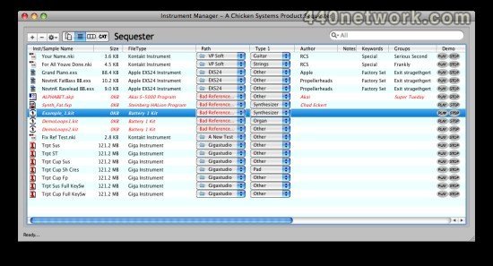 Chickensys Instrument Manager