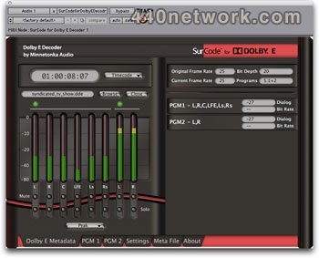 Minnetonka Audio Software Dolby E Decoder