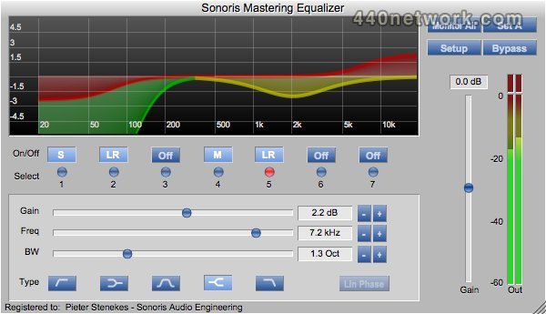 Sonoris Audio Engineering Sonoris Mastering Equalizer