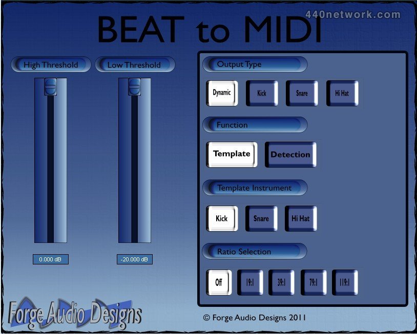 Forge Audio Designs BEAT to MIDI