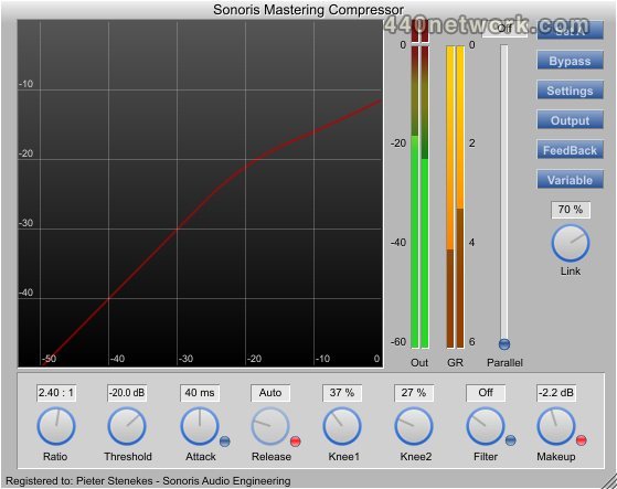 Sonoris Audio Engineering Sonoris Mastering Compressor