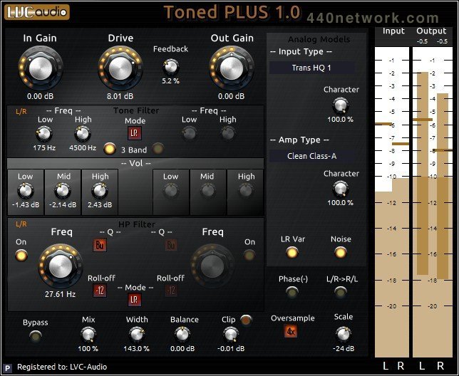 LVC-Audio TonedPLUS