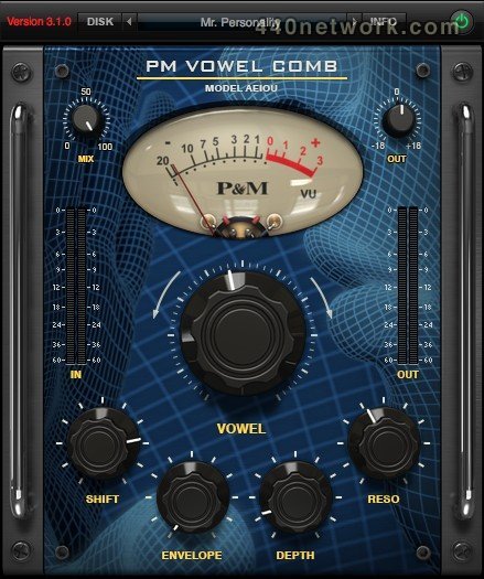 Plug and mix Vowel Comb