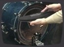 Product demonstration of the Remo Powersonic Bass Drumhead. The POWERSONIC Bass Drumheads gives the drummer controlled mid range and low end for the most powerful bass drum sound that's 
