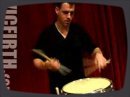 Vic Firth's Jeff Queen shows off his skills.
