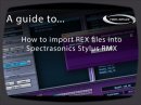 Ici, on voit comment importer des REX files dans Stylus RMX de Spectrasonics.