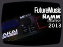 Pendant le NAMM, les copains de chez Future Music filment la dmo du pad Akai MPX8.
