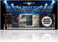 Virtual Instrument : EASTWEST Buy One Get One Free Offer Ends August 31 - macmusic